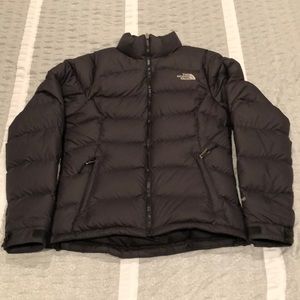 THE NORTH FACE black puffer jacket women XS